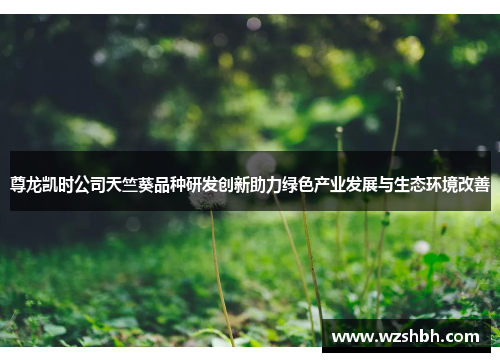 尊龙凯时公司天竺葵品种研发创新助力绿色产业发展与生态环境改善